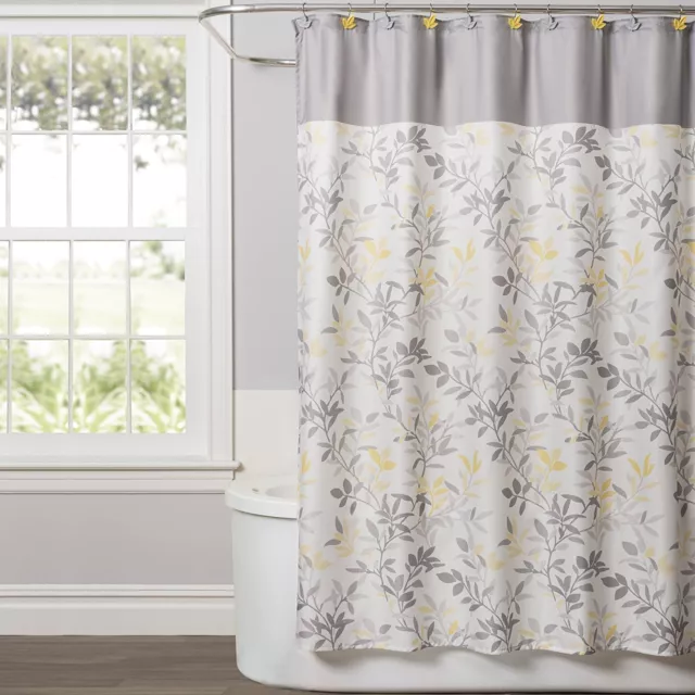 Trellis Shower Curtain, 72 x 72, Stone Easy To Clean 12 Button-Holes