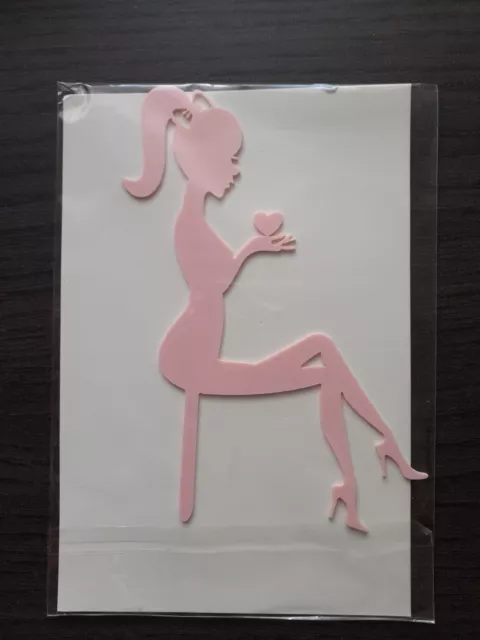 Torten Deko Aufstecker Mädchen Girl Topper Geburtstag  Birthday Schwarz, Rose