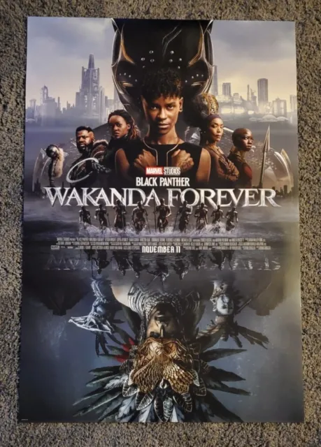 Black Panther 2 Wakanda Forever Final 27x40 1-Sheet DS Movie Poster Double sided