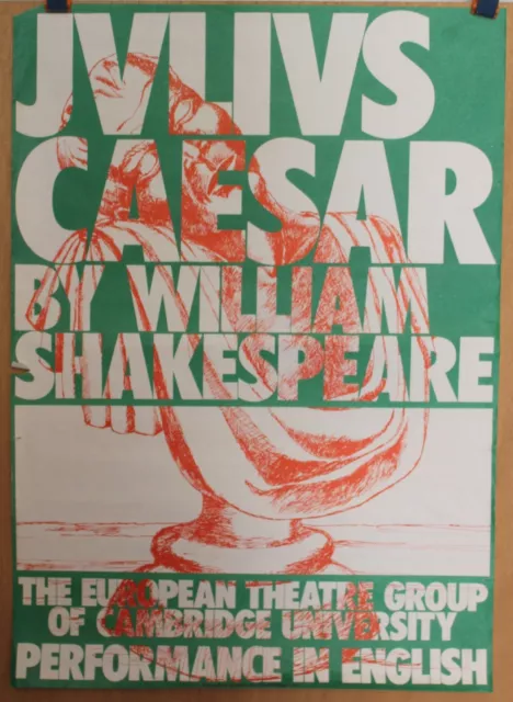 ✤ Affiche Originale 1970-75 ✤ JULIUS CAESAR ✤ Shakespeare ✤