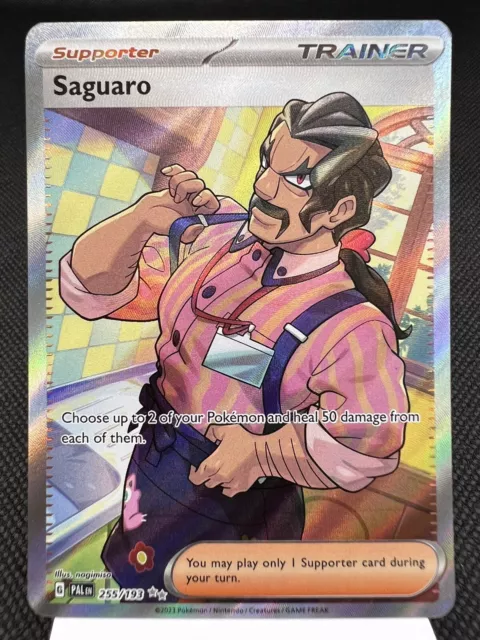 Saguaro 255/193 - Full Art Secret Rare - Paldea Evolved Pokemon Card MINT