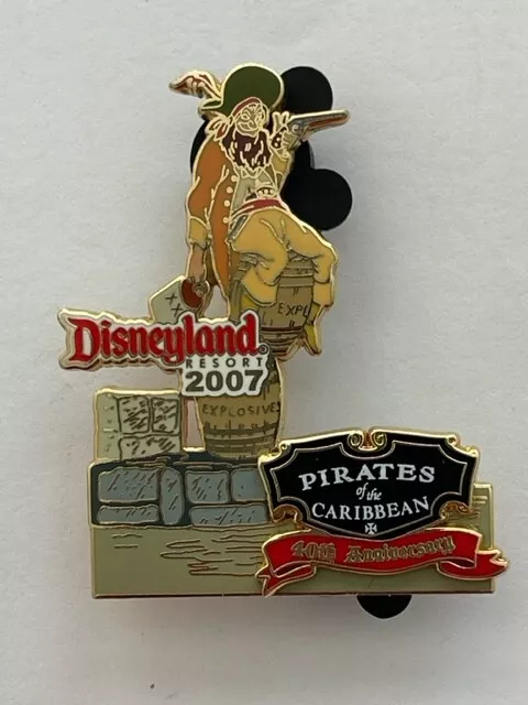 Disneyland DLR Pirates Of The Caribbean 40th Anniversary LE 250 Disney Pin (C9)