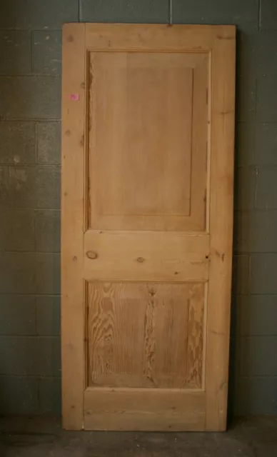 Reclaimed 1930's Pine Door Wooden 33 1/2" x 81" Internal  905