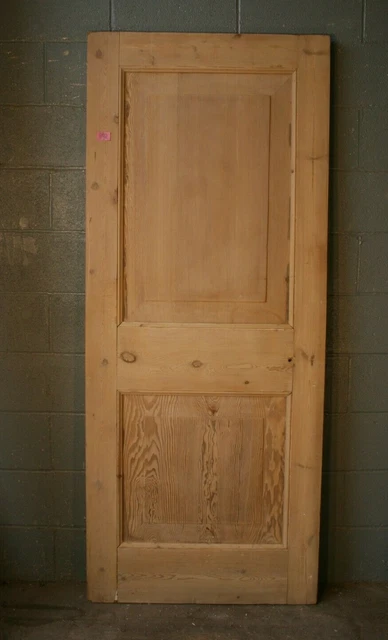 Reclaimed 1930's Pine Door Wooden 33 1/2" x 81" Internal  905