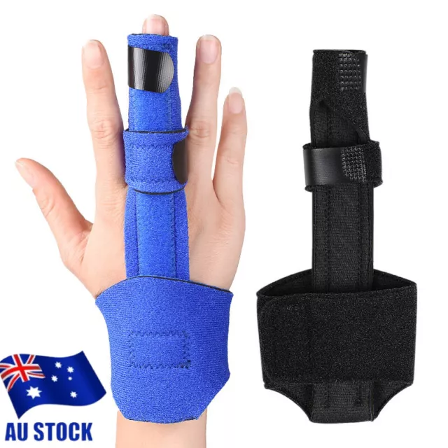 Adjustable Trigger Finger Support Sleeve Splint Brace Protector for Pain Relief