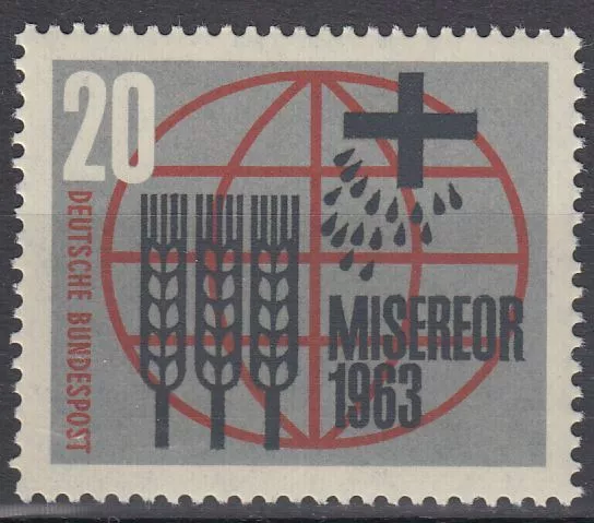 Germany Bund BRD 1963 Mi 391 ** Kampf dem Hunger Freedom from hunger Misereor