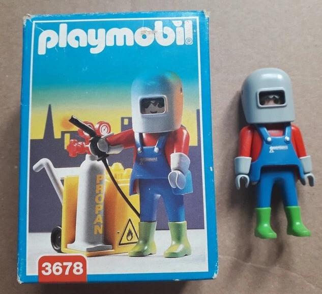 PLAYMOBIL Garage Con Posto Di Saldatura A Gas Propano (R3102) – Usato, Vedi Descrizione - Foto 3