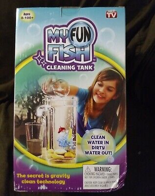 My Fun Fish Cleaning Tank, As Seen on TV. Just add water. READ DESCRIPTION!