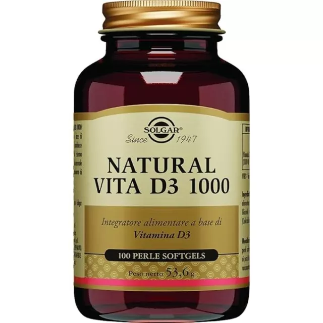 Solgar Natural Vita D3 1000