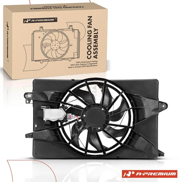 RADIATOR COOLING FAN Assembly with Shroud for Chrysler 200 1517 Jeep