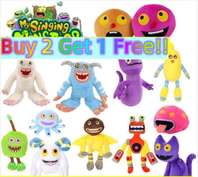 SINGING MY MONSTERS Thumpies Ghazt Toe Jammer Air Epic Wubbox Plush Kid  Gift Toy $14.18 - PicClick AU