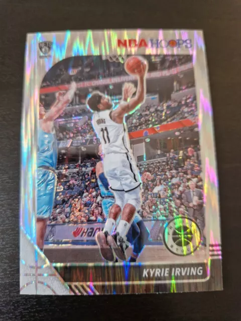 Kyrie Irving 2019-20 Panini NBA Hoops Premium Stock Basketball Card Flash Prizm