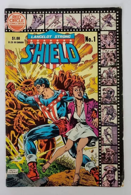 Lancelot Strong, the Shield #1; Red Circle