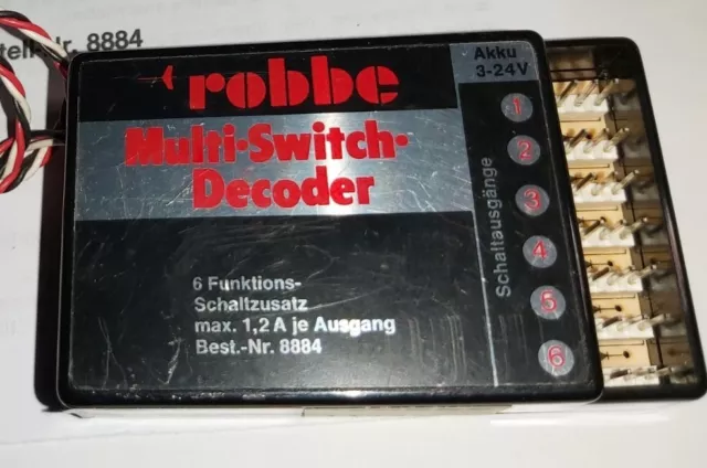 Decodificador multiinterruptor Robbe 8884 Promars Mars Supra Terra Top