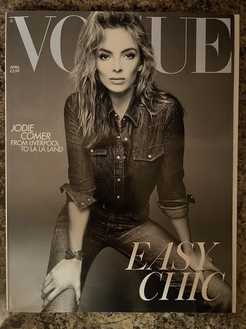 BRITISH VOGUE MAGAZINE December 2023 JODIE COMER Collectors Cover