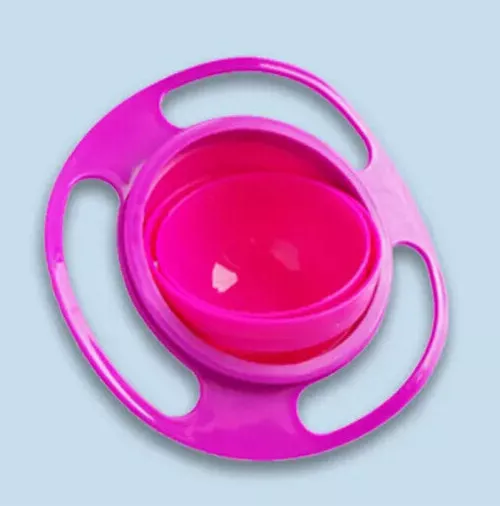 Gyro Bowl rosa / Magic Bowl / Anti Spill Bowl / Schale / Schüssel / Baby / Kind