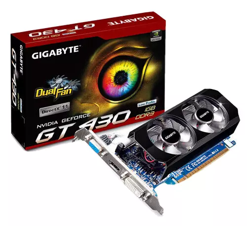 Gigabyte NVidia GeForce GT 430 GPU | GV-N430OC-1GL | Low Profile | DX11 OC edit 2