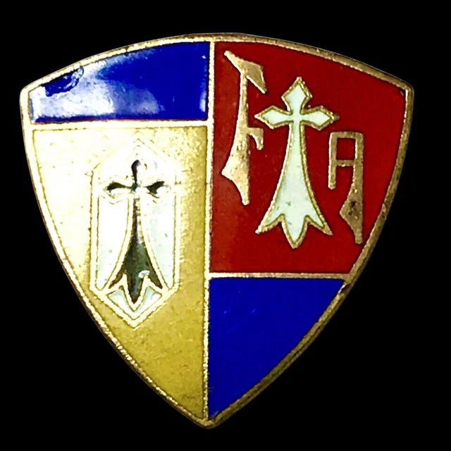 Belle Broche Ancienne émaillée Aux Armoiries De Bourgogne - Collection