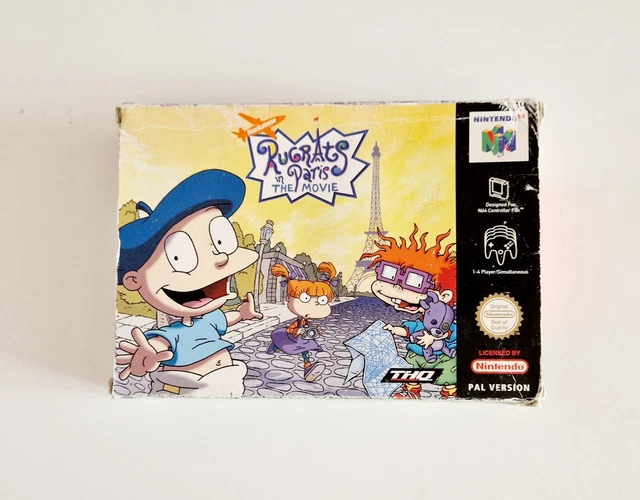 N64 GAME RUGRATS In Paris The Movie - PAL Version - Complete £70.00 ...