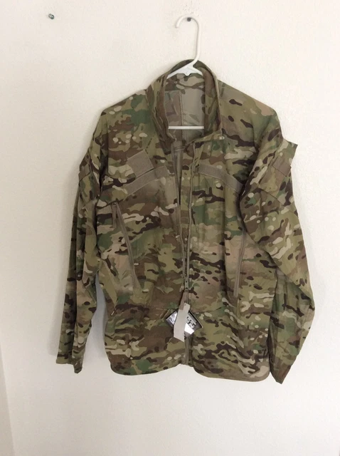 US Army Multicam Jacket Wind Cold Weather Size Small Long NWT