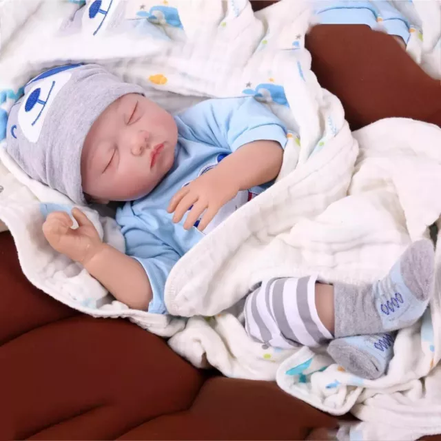 20" Reborn Baby Dolls Handmade Soft Realistic Silicone Vinyl Newborn XMAS Gifts