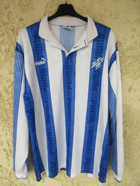 MAILLOT DE FOOTBALL vintage porté préparé worn shirt EUR 20,00 - PicClick FR