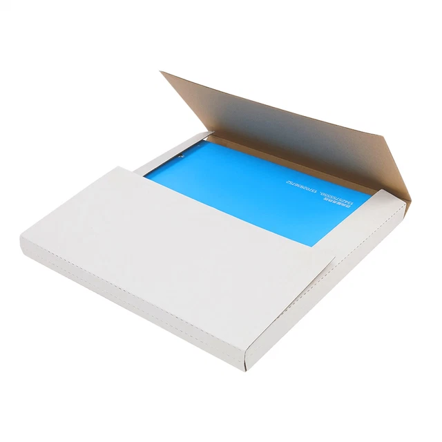 100PCS Premium LP Record Album Mailers Book Box 12.5 x 12.5 x 1/2" or 1" White