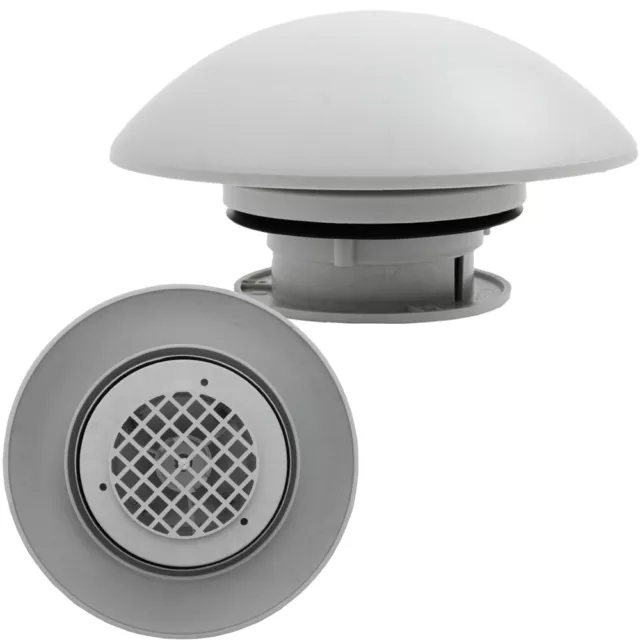 Ventilateur de Toit Fans Champignons Camping-Car Bateau Caravane Gris Clair