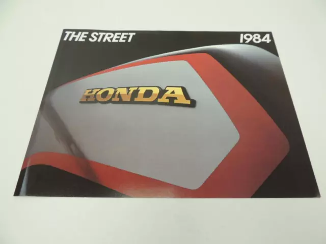 1984 The Street Sabre Magna Shadow Honda Dealer Brochure  L5