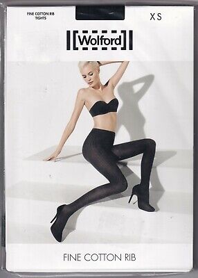 Taille XS Wolford Collant WOLFORD SAMARA coloris Black Tights. 