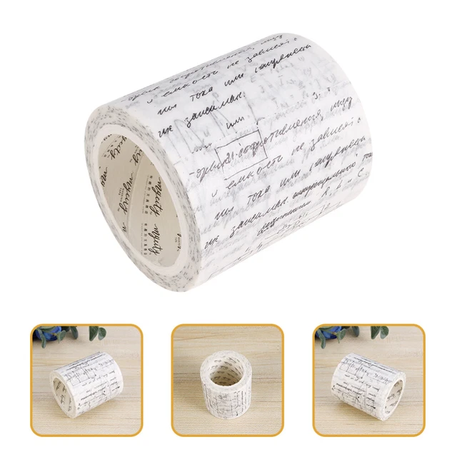 2 Rolls Ruban De Masquage Décoratif Ruban Gothique Décor Lettre