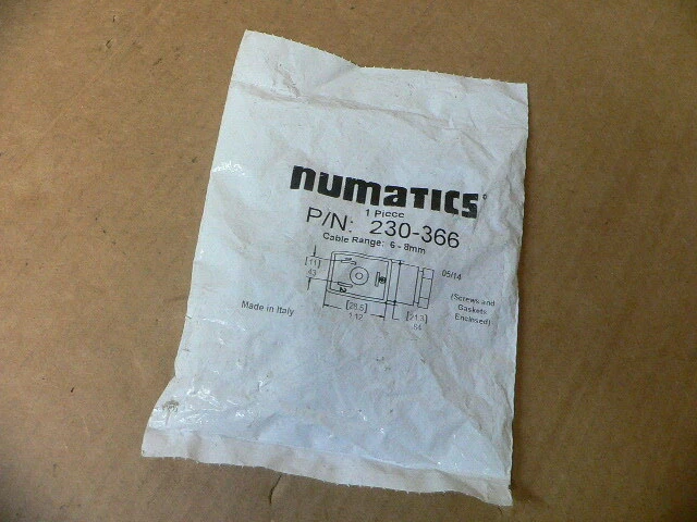 Numatics 230-366 Solenoid Coil Plug-In Connector