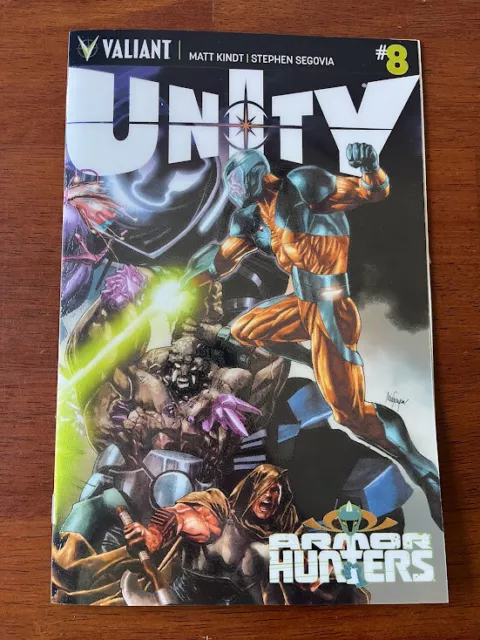Unity # 8 Nm Valiant Comics 2014 Chromium Cover