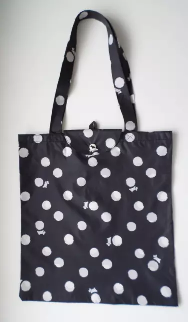 RADLEY RADLEY Spot Spot Dog Print Black Foldaway Tote