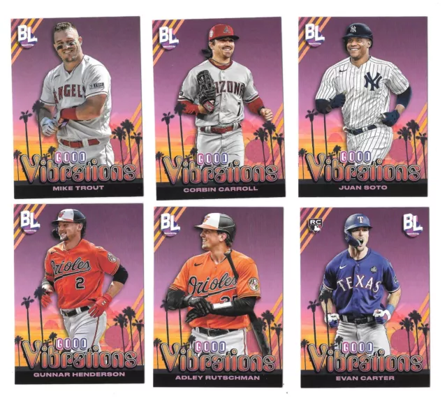 2024 Topps Big League GOOD VIBRATIONS U Pick your Player -