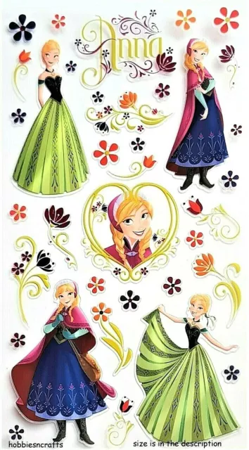 Frozen Anna & Blumen Jjolee's Boutique PVC Disney Aufkleber