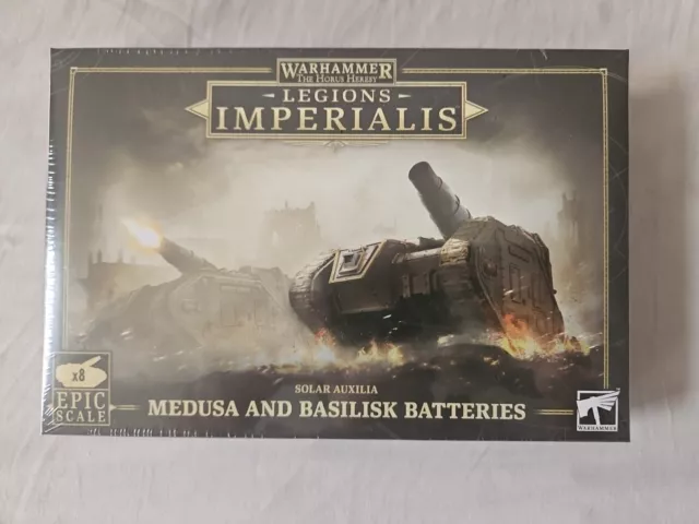 Legions Imperialis: Solar Auxilia Medusa and Basilisk Warhammer 30K