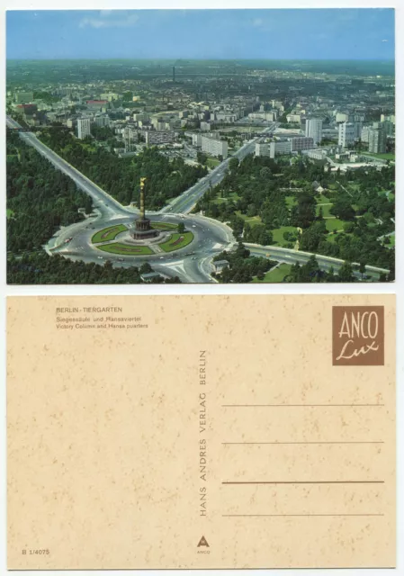 31221 - Berlin-Tiergarten - Großer Stern und Hansaviertel - alte Ansichtskarte