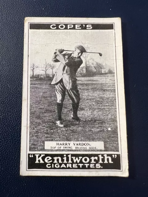 Cope Bros - GOLF STROKES 1923 - #5 -  Harry Vardon GOLFER Brassie Shot