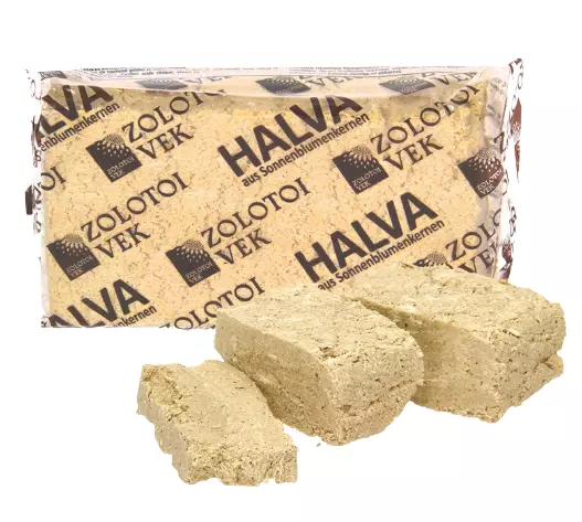 Halva aus Sonnenblumenkernen mit Vanillegeschmack 500g ХАЛВА ПОДСОЛНЕЧНАЯ