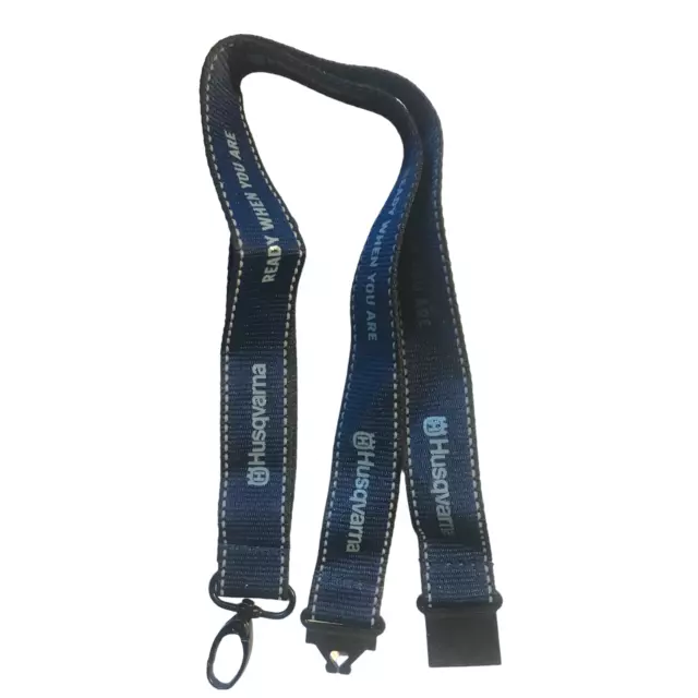 Husqvarna Schlüsselband Lanyard, Dunkel-Blau, 45cm 2