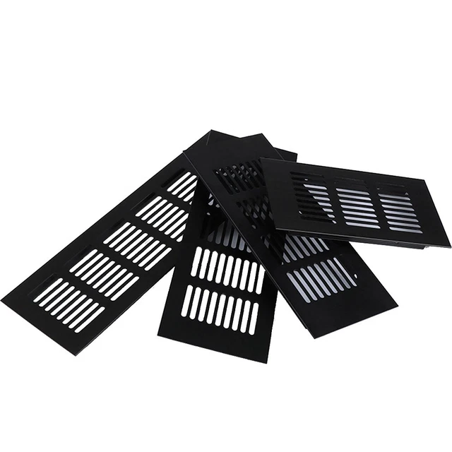 Stylish Rectangular Ventilation Grille for Cabinets and Bathroom Doors
