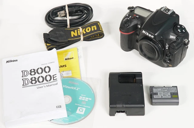 ** PLEASE READ ** Nikon D800 36.3 MP Digital SLR Camera - Black (Body Only)