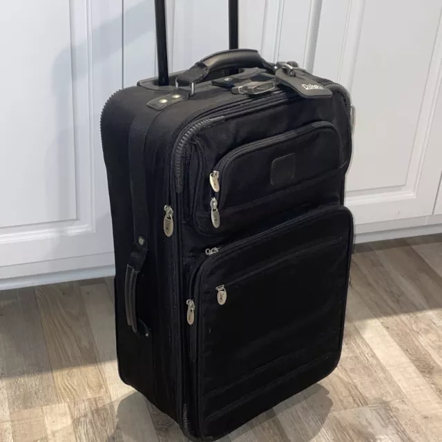 DAKOTA by TUMI 22" rolling, Carry-On, 2-wheels Ballistic Nylon, Black, EUC