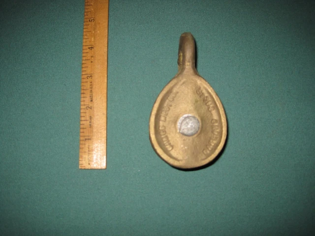 Vintage GARCO Bronze Single Pulley Block, Mfr # 24270