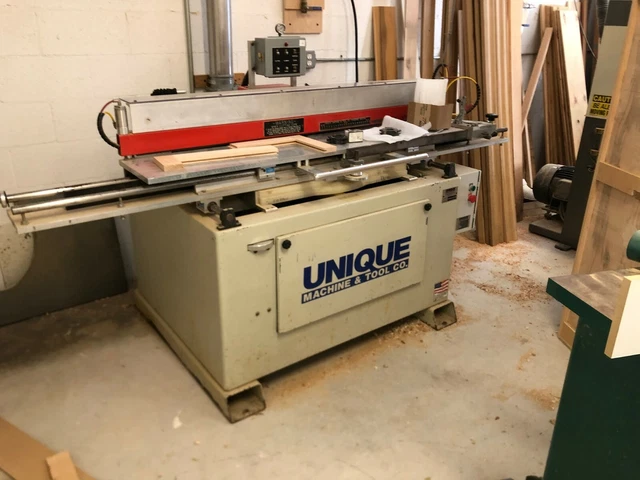 Unique Machine 250MC Raised Panel and Shaker Cutters included