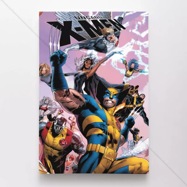 Uncanny X-Men Poster Canvas Vol 1 #500 Xmen Marvel Comic Book Art Print