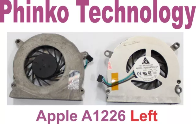 Refurbished CPU Cooling Fan For Apple Macbook Pro 15" A1226 (Left)