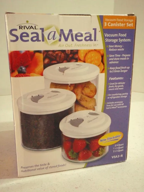 Best Buy: Rival Seal-a-Meal Canisters VSA3