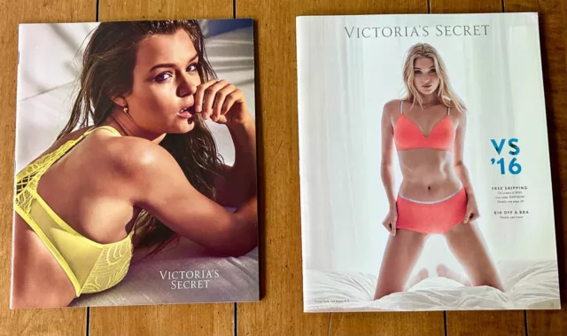 Victoria's Secret Catalog Lingerie 2015 & 2016 Two Book Bundle-Beautiful